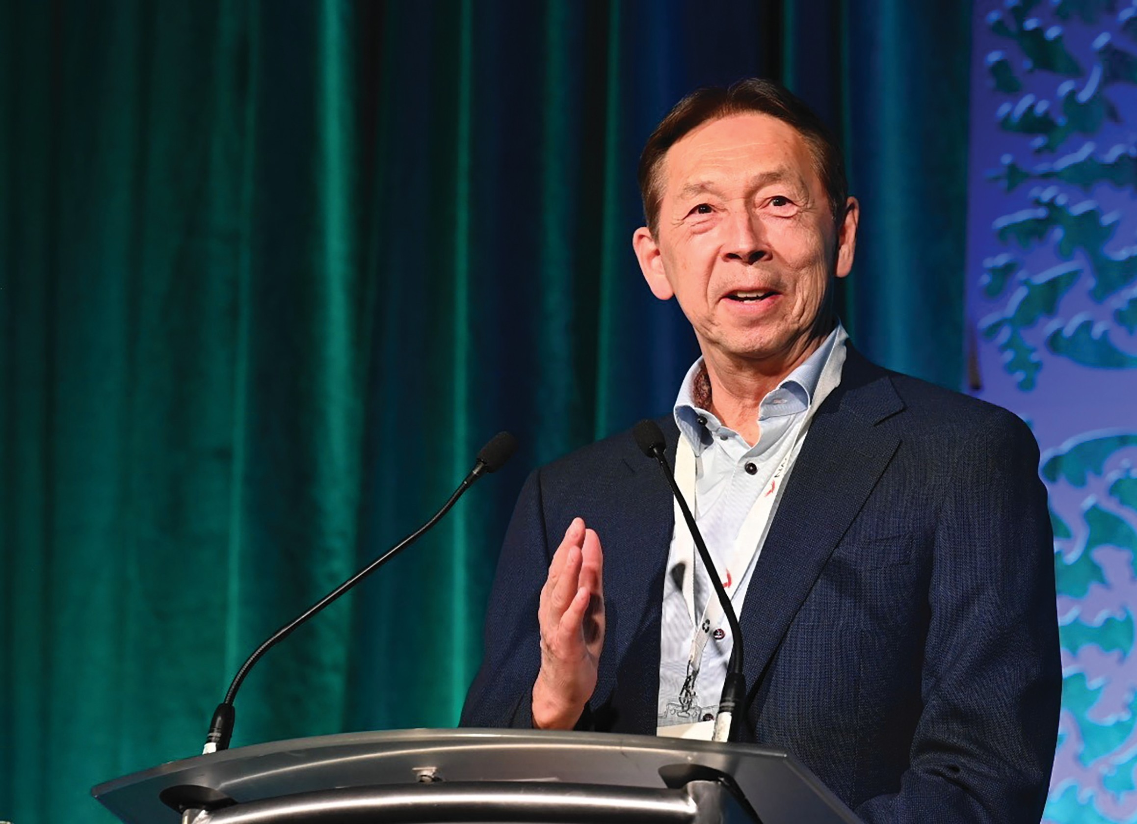 FNFA President and CEO Ernie Daniels speaking at podium